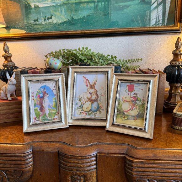 3 Vintage Easter Bunnie Pictures - Picture 7 of 15